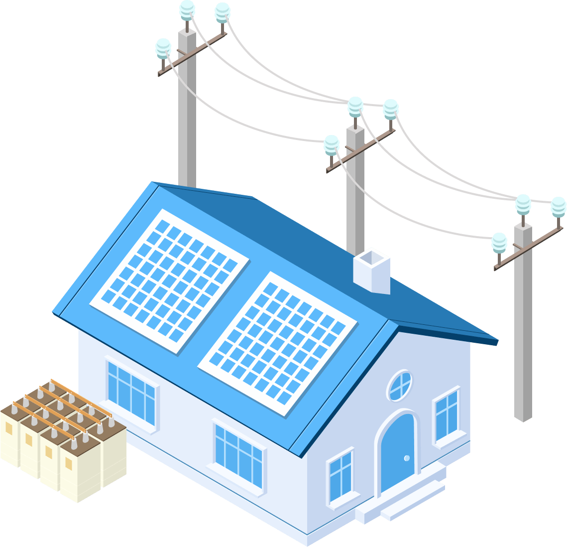 гибридный образ ISKRA ENERGY|Гибридные солнечные электростанции