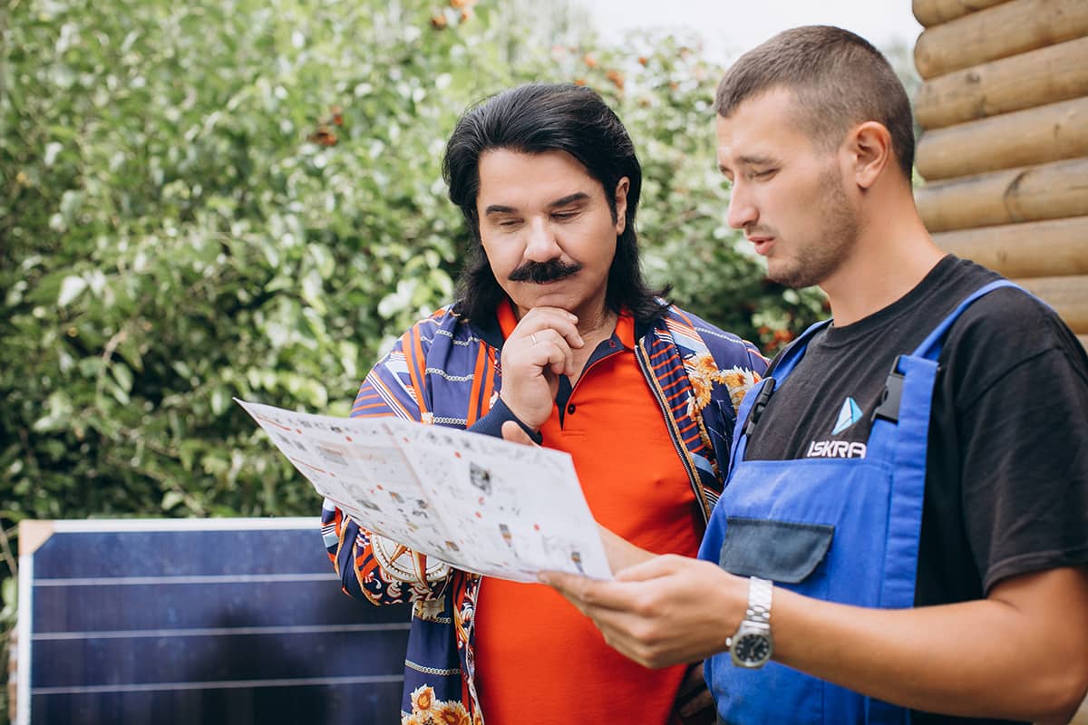 Процесс планирования гибридной солнечной электростанции для Павла Зиброва