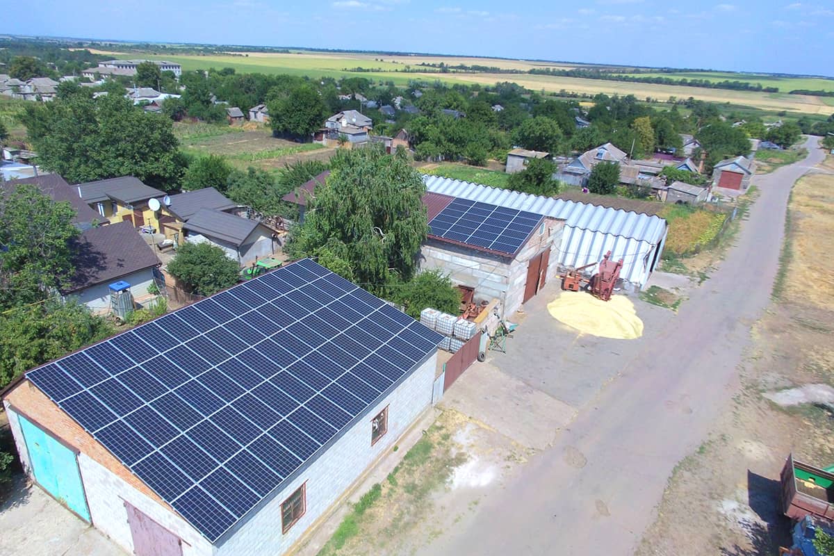 Сонячна електростанція для фермерського господарства