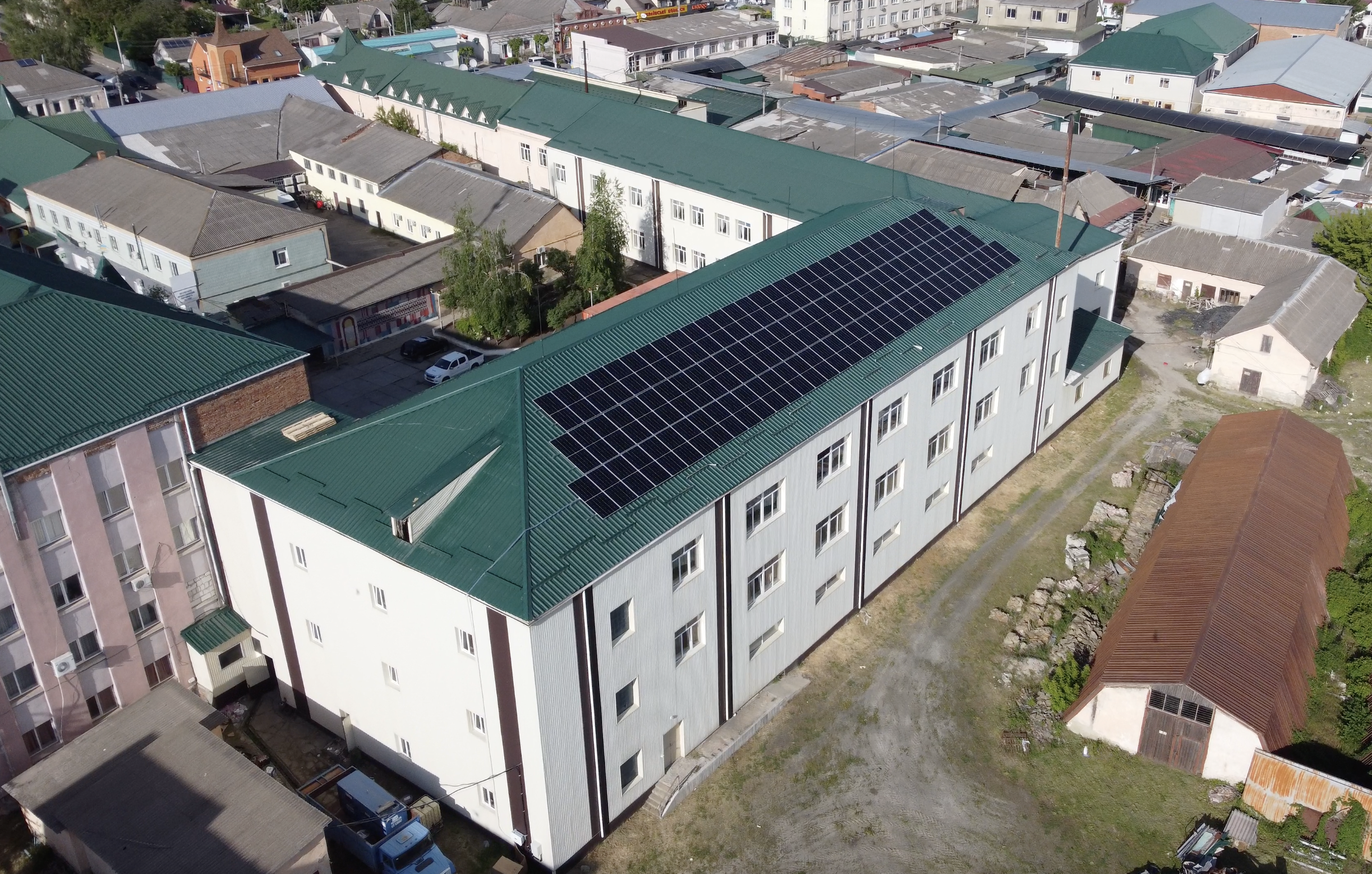 Сетевая СЭС на 56 кВт для швейной фабрики в городе Балта 