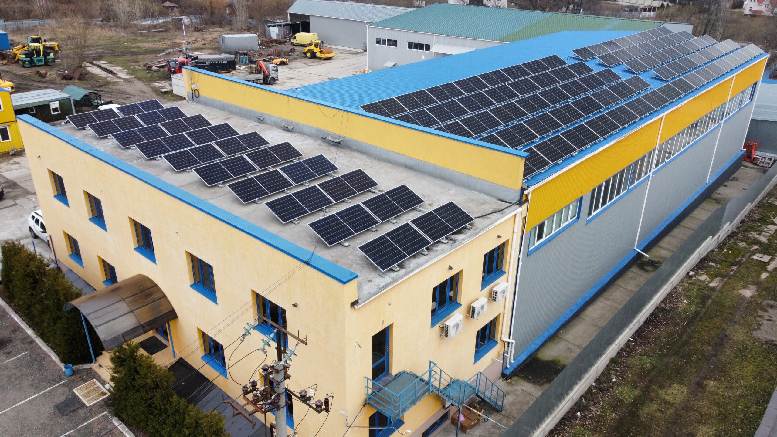 Солнечная станция на 57 кВт для компании Бест Сити Ком в Киеве