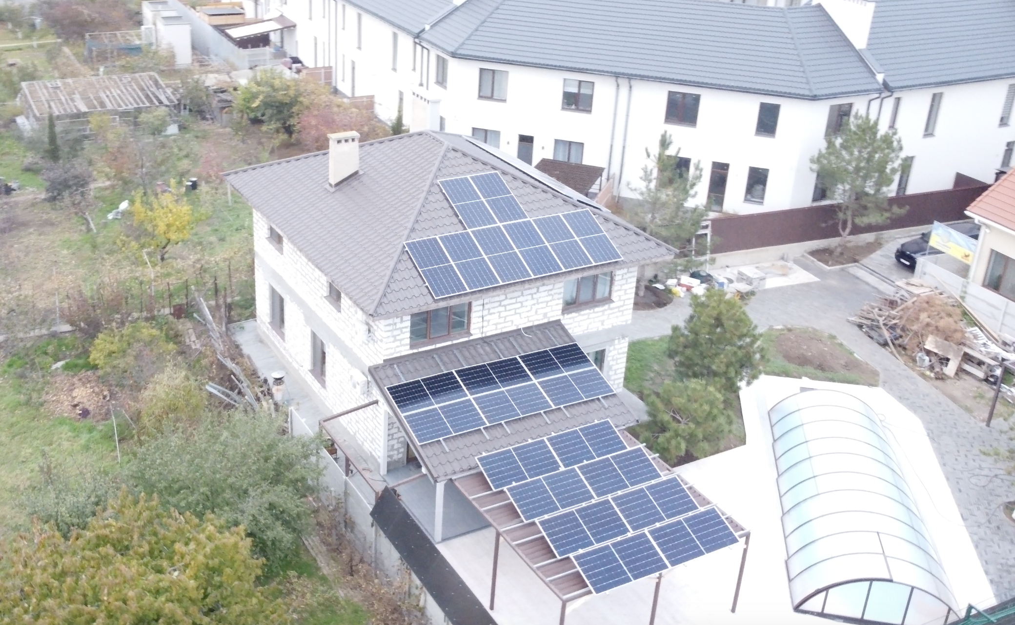 Гибридная солнечная станция, 15 кВт, Одесса