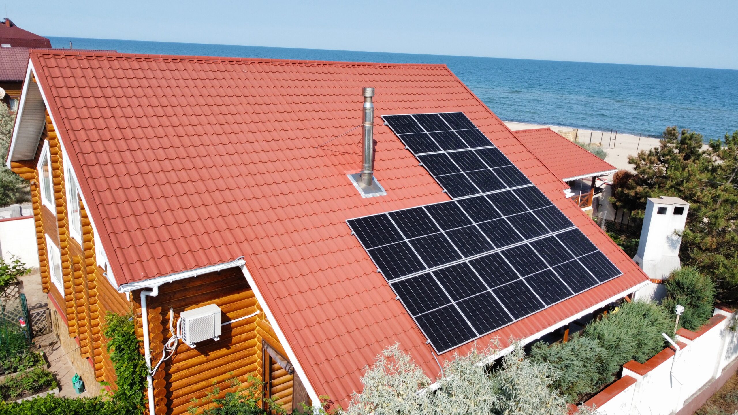 Гибридная солнечная станция для частного дома, с. Каролино-Бугаз, Одесская область