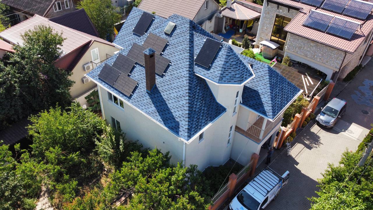 Гибридная солнечная станция для частного дома, Одесская область, Гибридная солнечная станция для частного дома 