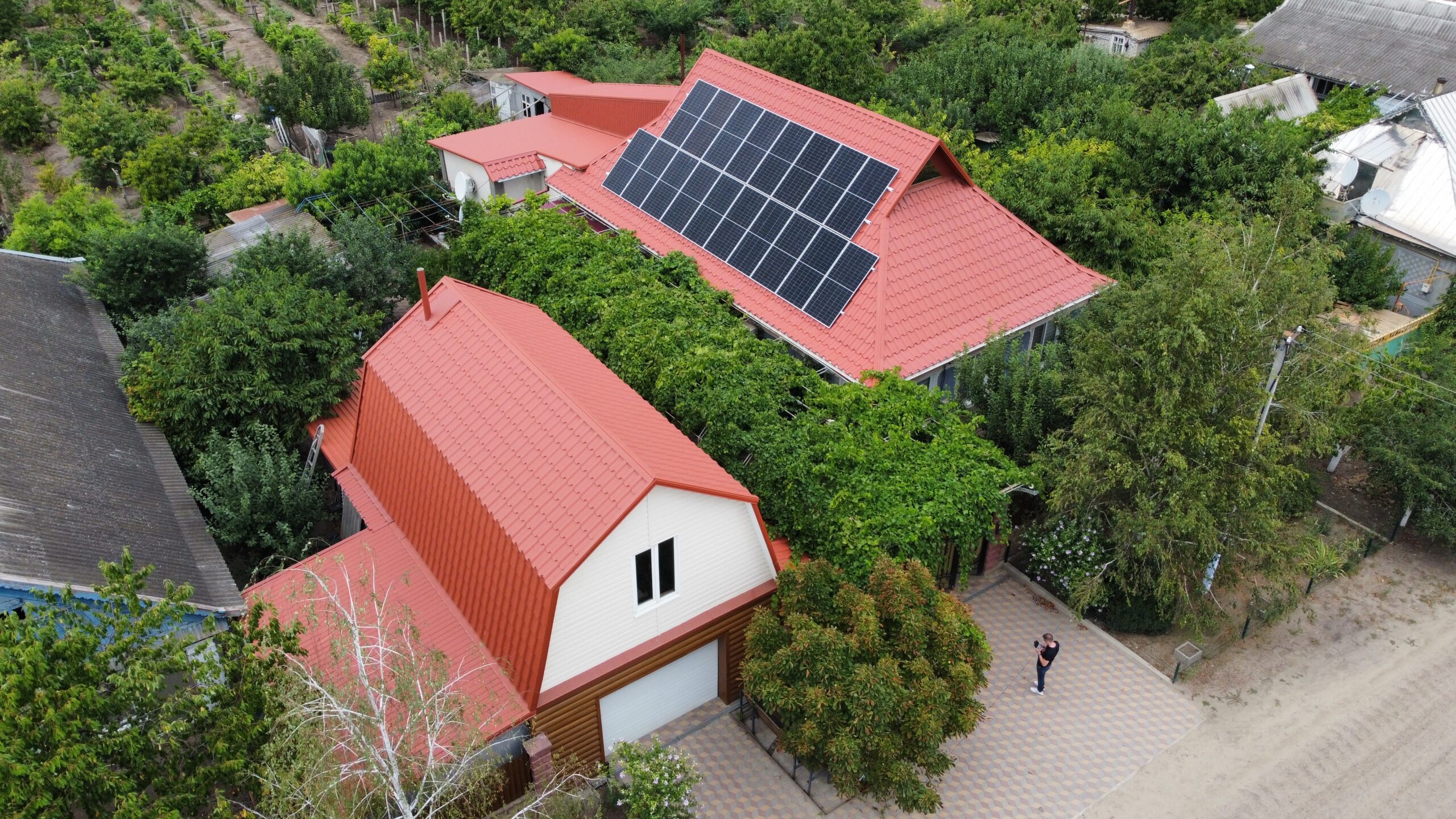 Гибридная солнечная станция для дома, Одесская область 